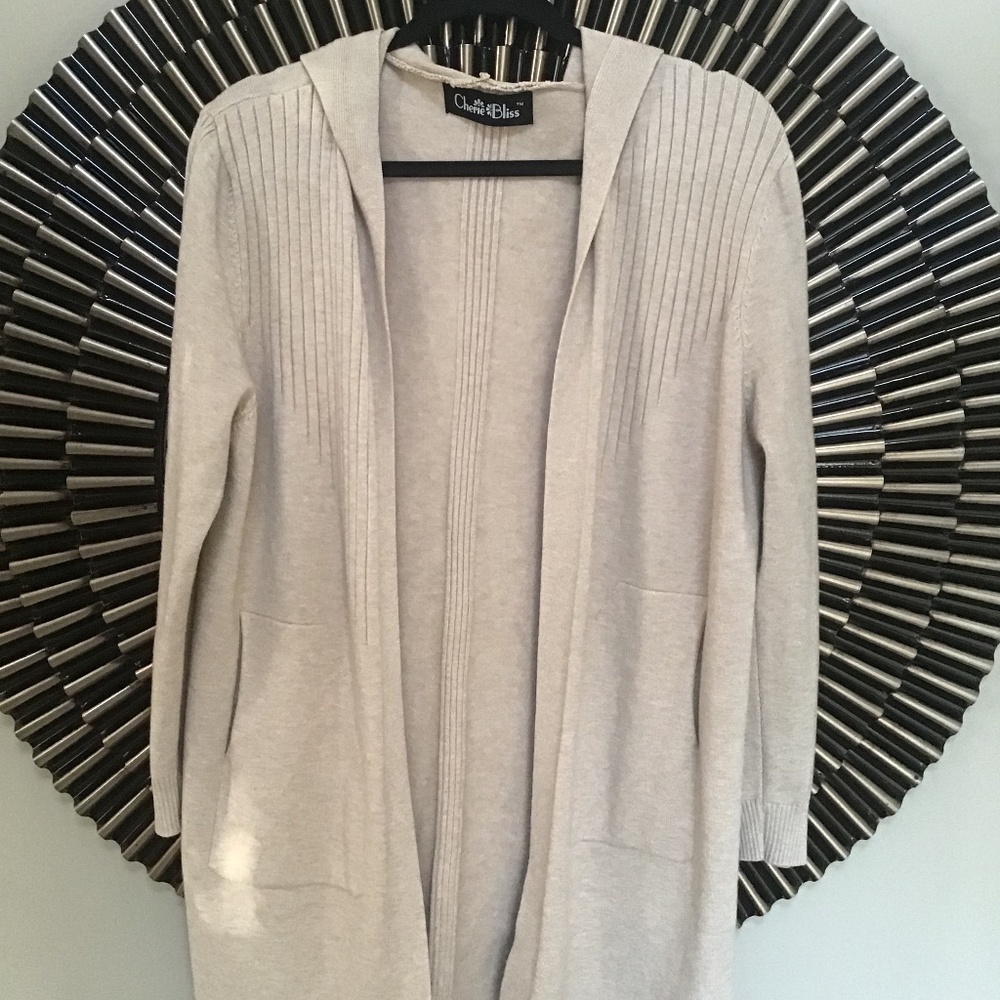 Cherie Bliss long Cardigan Sweater NWOT